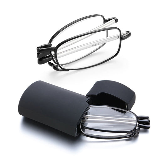 Luxeyeglass Portable Anti-Blue Light Folding Reading Glasses with Case